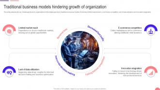 Transforming From Traditional Traditional Business Models Hindering Growth Of Organization DT SS