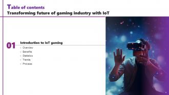 Transforming Future Of Gaming Industry With IoT Powerpoint Presentation Slides IoT CD Aesthatic Engaging