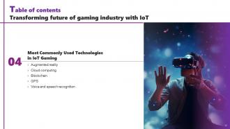 Transforming Future Of Gaming Industry With IoT Powerpoint Presentation Slides IoT CD Editable Adaptable