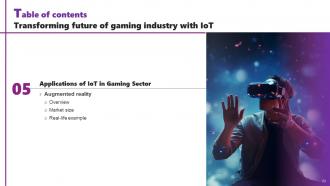 Transforming Future Of Gaming Industry With IoT Powerpoint Presentation Slides IoT CD Designed Adaptable
