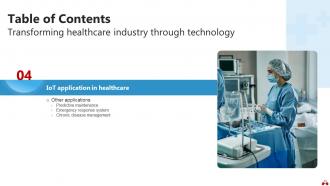 Transforming Healthcare Industry Through Technology Powerpoint Presentation Slides IoT CD V Adaptable Slides