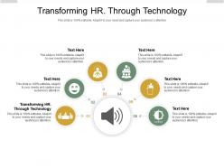 Transforming hr through technology ppt powerpoint presentation show graphic tips cpb
