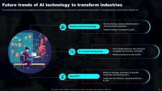 Transforming Industries With AI ML And NLP Strategy Powerpoint Presentation Slides Good Captivating