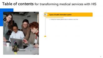 Transforming Medical Services With HIS Powerpoint Presentation Slides Downloadable Images