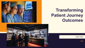 Transforming Patient Journey Outcomes PPT Template AT
