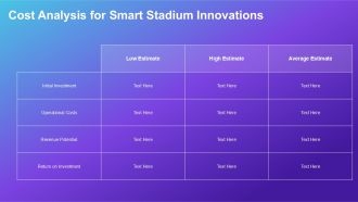 Transforming Sports Experience With Smart Stadium Technology PPT Presentation ST AI Ideas Impactful