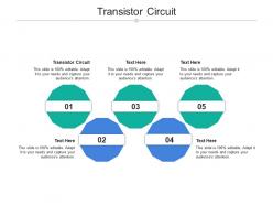 Transistor circuit ppt powerpoint presentation portfolio diagrams cpb