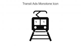 Transit Ads Monotone Icon In Powerpoint Pptx Png And Editable Eps Format