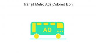 Transit Metro Ads Colored Icon In Powerpoint Pptx Png And Editable Eps Format