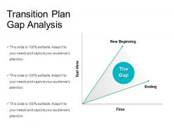 Transition plan gap analysis powerpoint slide background