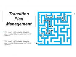 Transition plan management powerpoint slide background designs