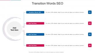 Transition Words Seo In Powerpoint And Google Slides Cpb