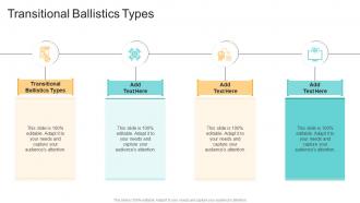 Transitional Ballistics Types In Powerpoint And Google Slides Cpb