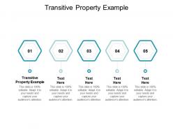 Transitive property example ppt powerpoint presentation model diagrams cpb