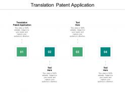 Translation patent application ppt powerpoint model example introduction cpb