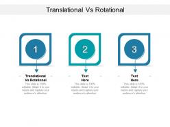 Translational vs rotational ppt powerpoint presentation slides design ideas cpb