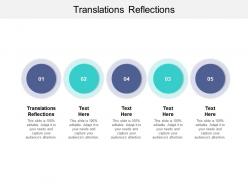 Translations reflections ppt powerpoint presentation pictures designs download cpb