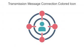 Transmission Message Connection Colored Icon In Powerpoint Pptx Png And Editable Eps Format