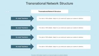 Transnational Network Structure In Powerpoint And Google Slides Cpb