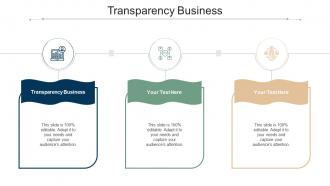 Transparency business ppt powerpoint presentation ideas portrait cpb