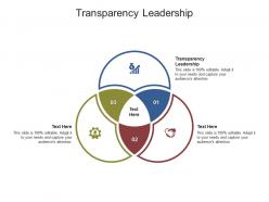 Transparency leadership ppt powerpoint presentation show styles cpb