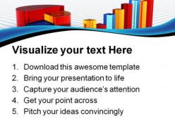 Transparent colorful graph business powerpoint templates and powerpoint backgrounds 0811