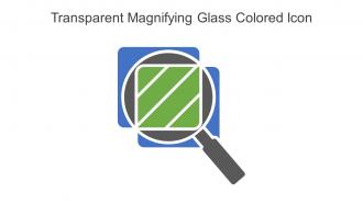 Transparent Magnifying Glass Colored Icon In Powerpoint Pptx Png And Editable Eps Format