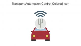 Transport Automation Control Colored Icon In Powerpoint Pptx Png And Editable Eps Format