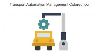Transport Automation Management Colored Icon In Powerpoint Pptx Png And Editable Eps Format