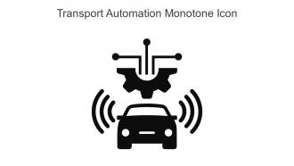 Transport Automation Monotone Icon In Powerpoint Pptx Png And Editable Eps Format