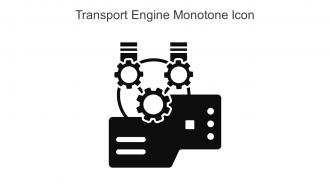 Transport Engine Monotone Icon In Powerpoint Pptx Png And Editable Eps Format