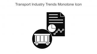 Transport Industry Trends Monotone Icon In Powerpoint Pptx Png And Editable Eps Format
