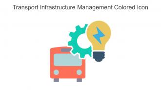Transport Infrastructure Management Colored Icon In Powerpoint Pptx Png And Editable Eps Format