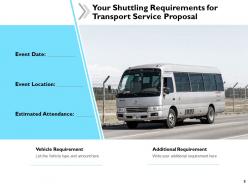 Transport service proposal powerpoint presentation slides