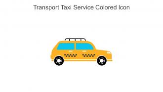 Transport Taxi Service Colored Icon In Powerpoint Pptx Png And Editable Eps Format