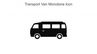 Transport Van Monotone Icon In Powerpoint Pptx Png And Editable Eps Format
