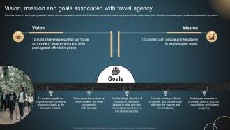 Transportation And Logistics Vision Mission And Goals Associated With Travel Agency BP SS