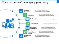 Transportation challenges ppt gallery deck