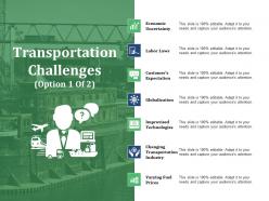 Transportation Challenges Ppt Slide Examples