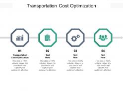 Transportation cost optimization ppt powerpoint presentation inspiration maker cpb