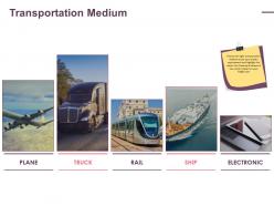 Transportation medium ppt example