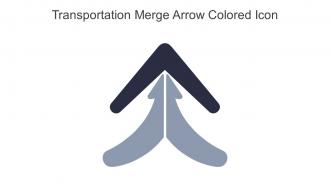 Transportation Merge Arrow Colored Icon In Powerpoint Pptx Png And Editable Eps Format