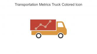Transportation Metrics Truck Colored Icon In Powerpoint Pptx Png And Editable Eps Format