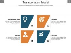 Transportation model ppt powerpoint presentation ideas background cpb