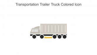 Transportation Trailer Truck Colored Icon In Powerpoint Pptx Png And Editable Eps Format