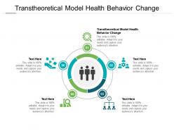 Transtheoretical model health behavior change ppt powerpoint presentation icon pictures cpb