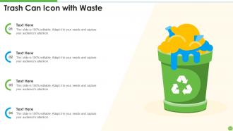 Trash Can Icon Powerpoint Ppt Template Bundles