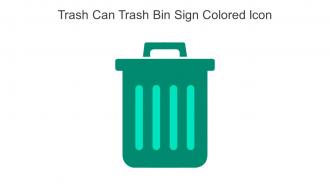 Trash Can Trash Bin Sign Colored Icon In Powerpoint Pptx Png And Editable Eps Format