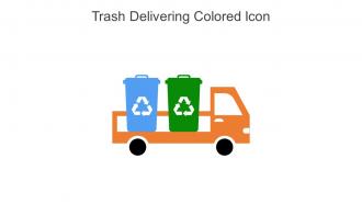 Trash Delivering Colored Icon In Powerpoint Pptx Png And Editable Eps Format
