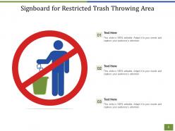 Trash Landfill Arrow Depicting Recycling Restricted Plastic